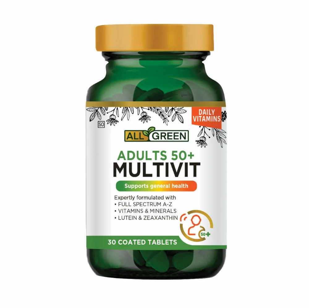All Green - ADULTS 50+ MULTIVIT 30s
