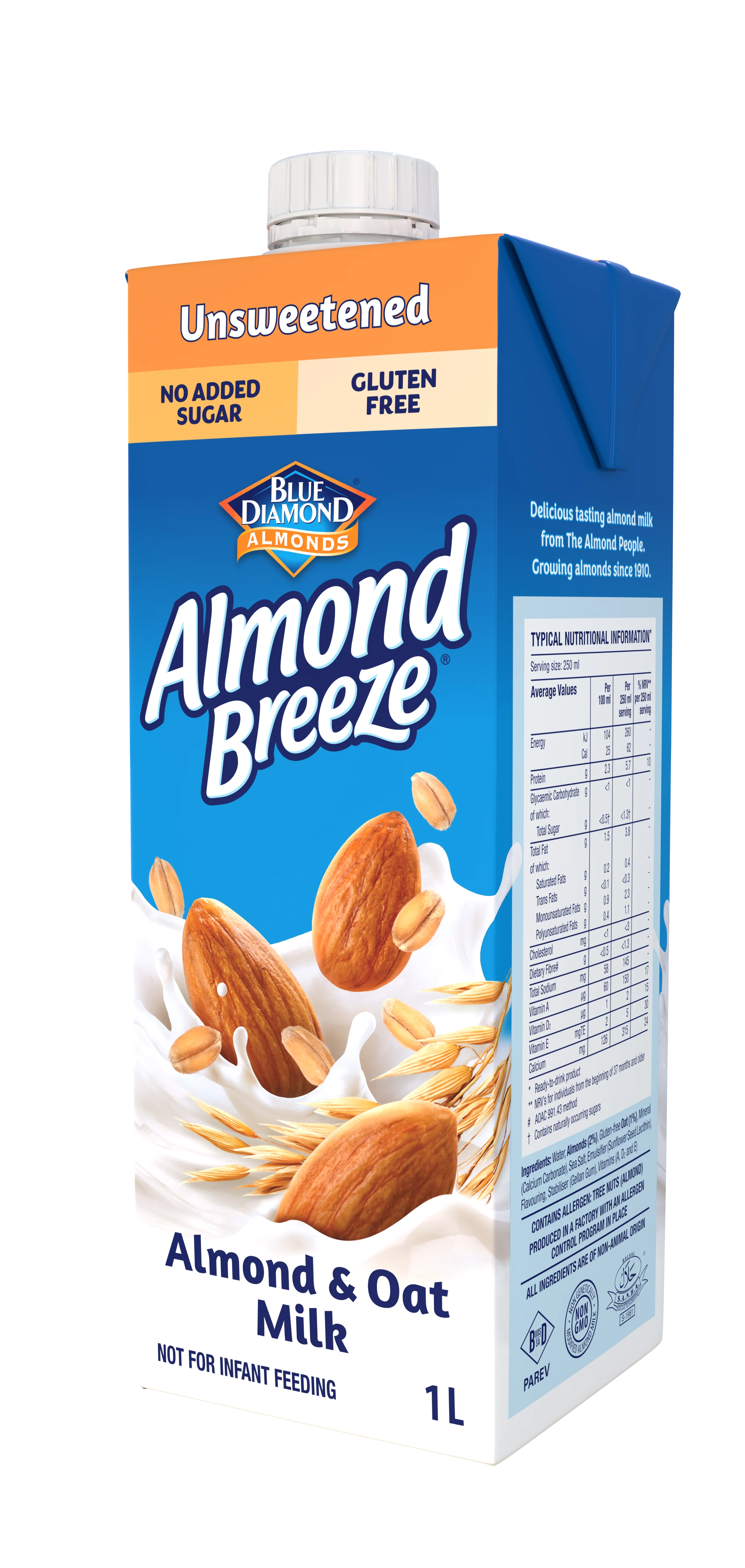 Almond Breeze - Almond & Oat Milk 1lt - Image 3