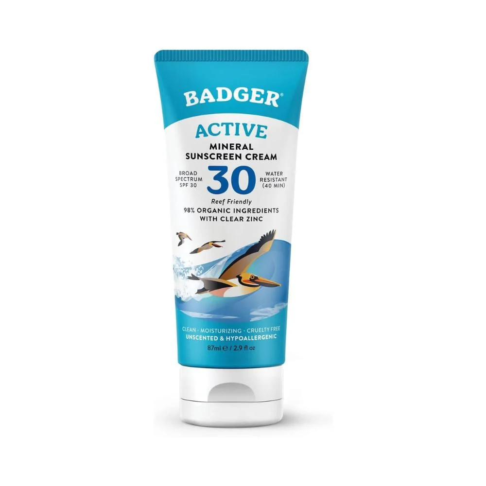 Badger - Active Mineral Sunscreen Cream SPF 30 86ml