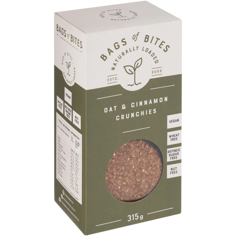 Bags of Bites - Crunchies Oat & Cinnamon 315g - Image 2