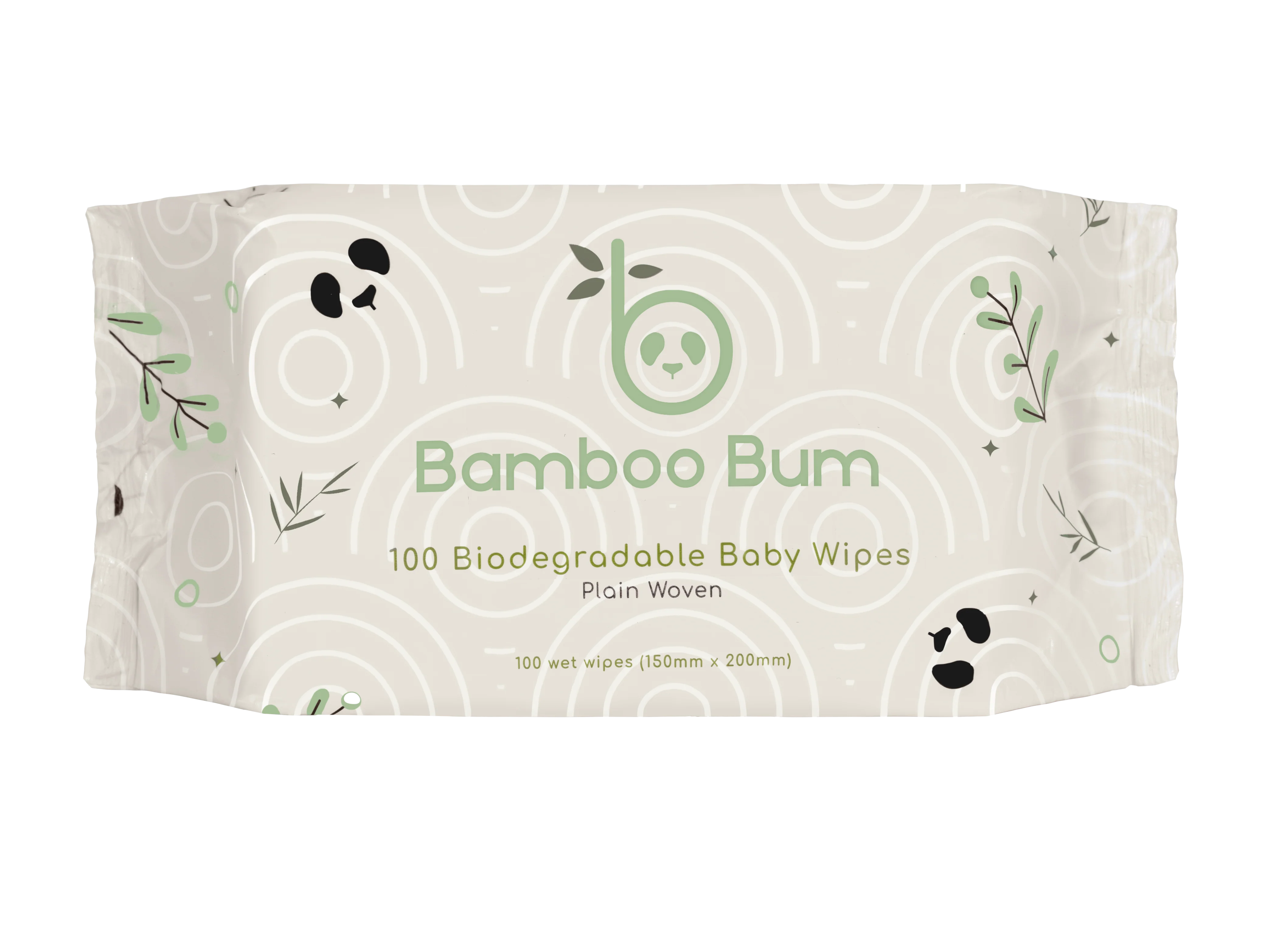 Bamboo Bum - Biodegradable Wipes 100s