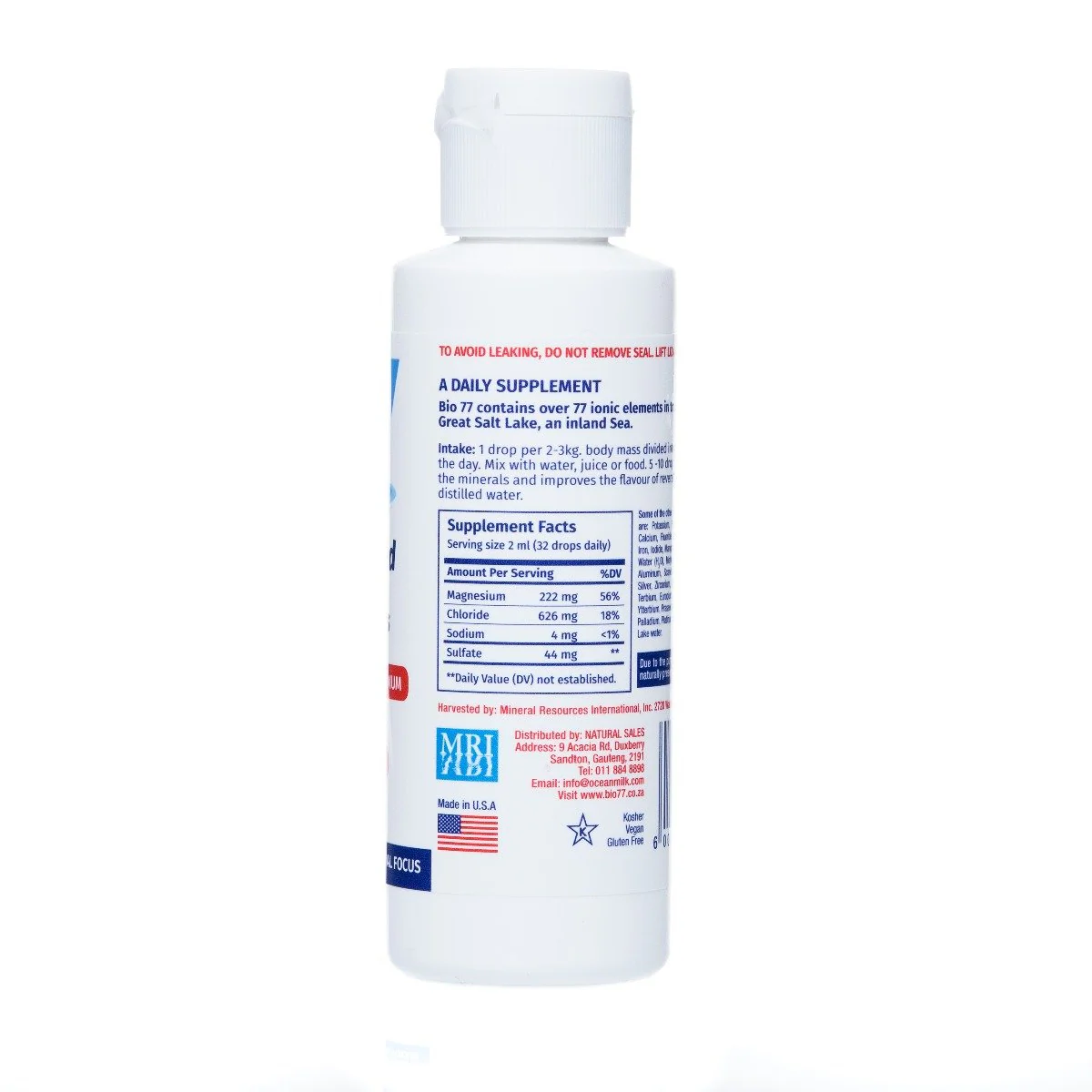 Bio77 - Concentrated Minerals 60ml - Image 3