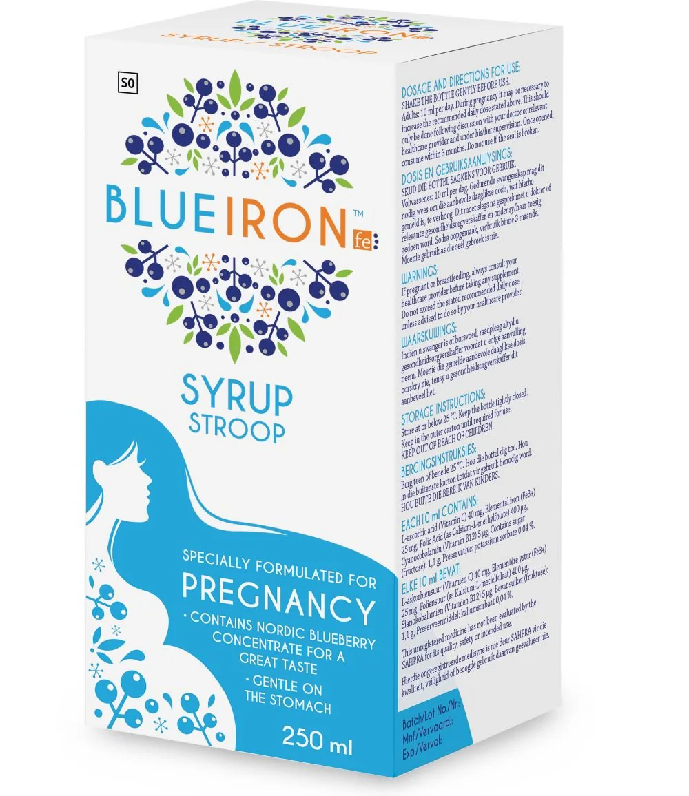 Blueiron - Pregnancy Blueberry 250ml - Image 2