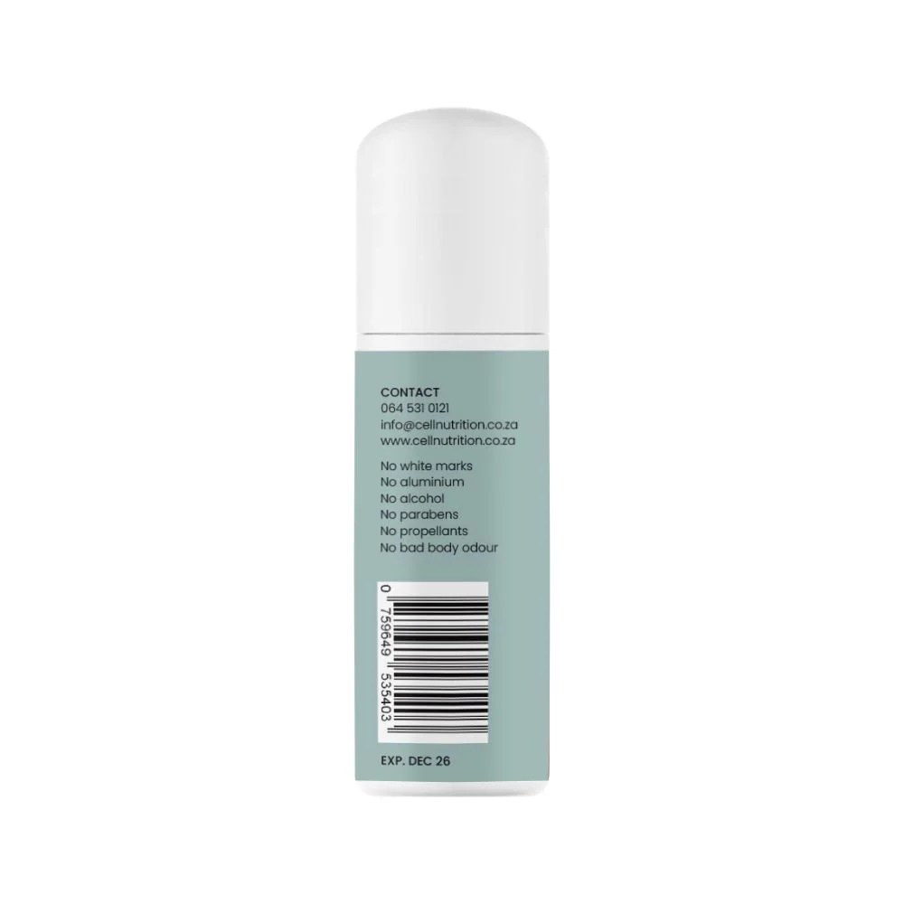 Cell Nutrition - DeOh Anti-Odorant Roll-On Grey 80ml - Image 3