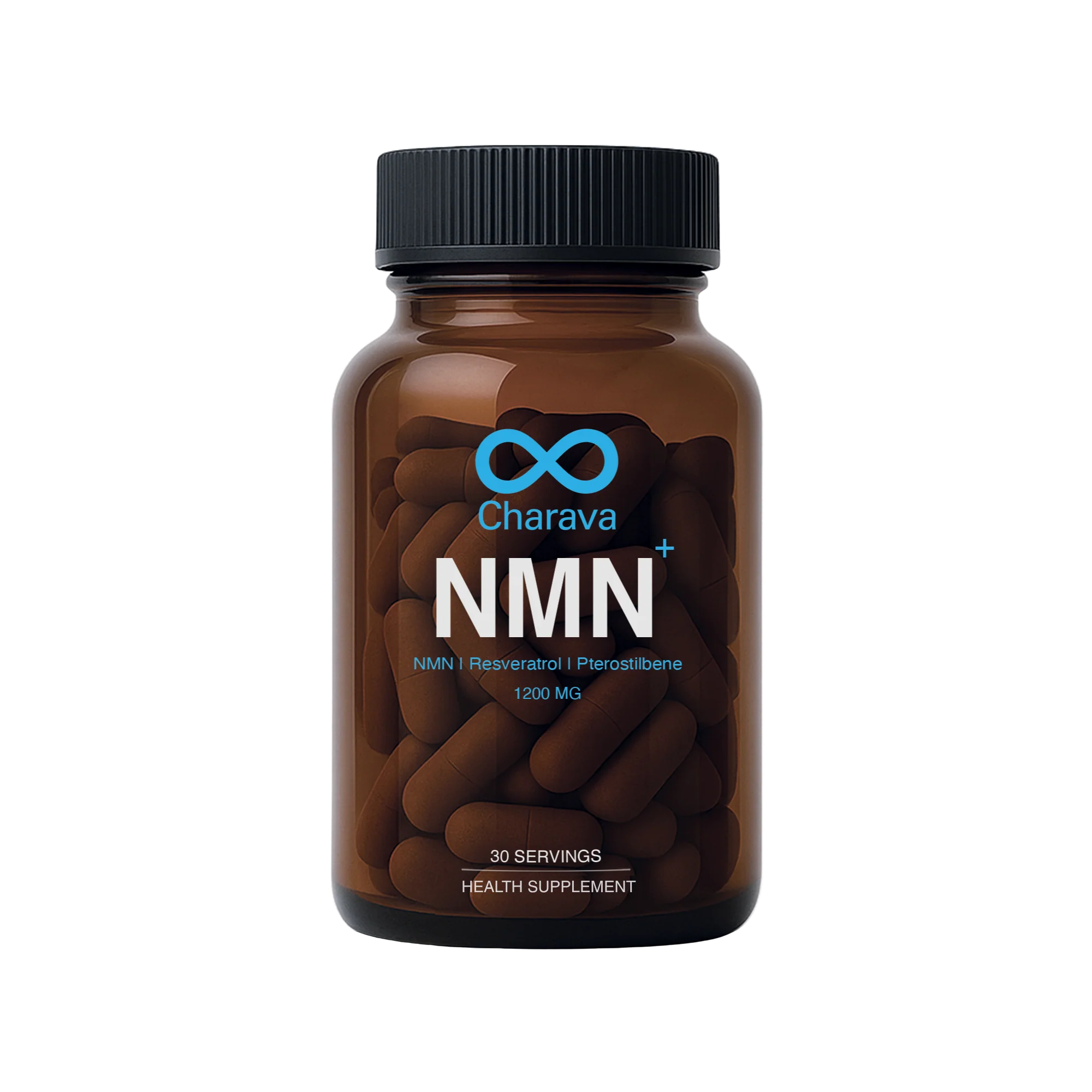 Charava - NMN+ Resveratrol Pterstilbene 1200mg 60s