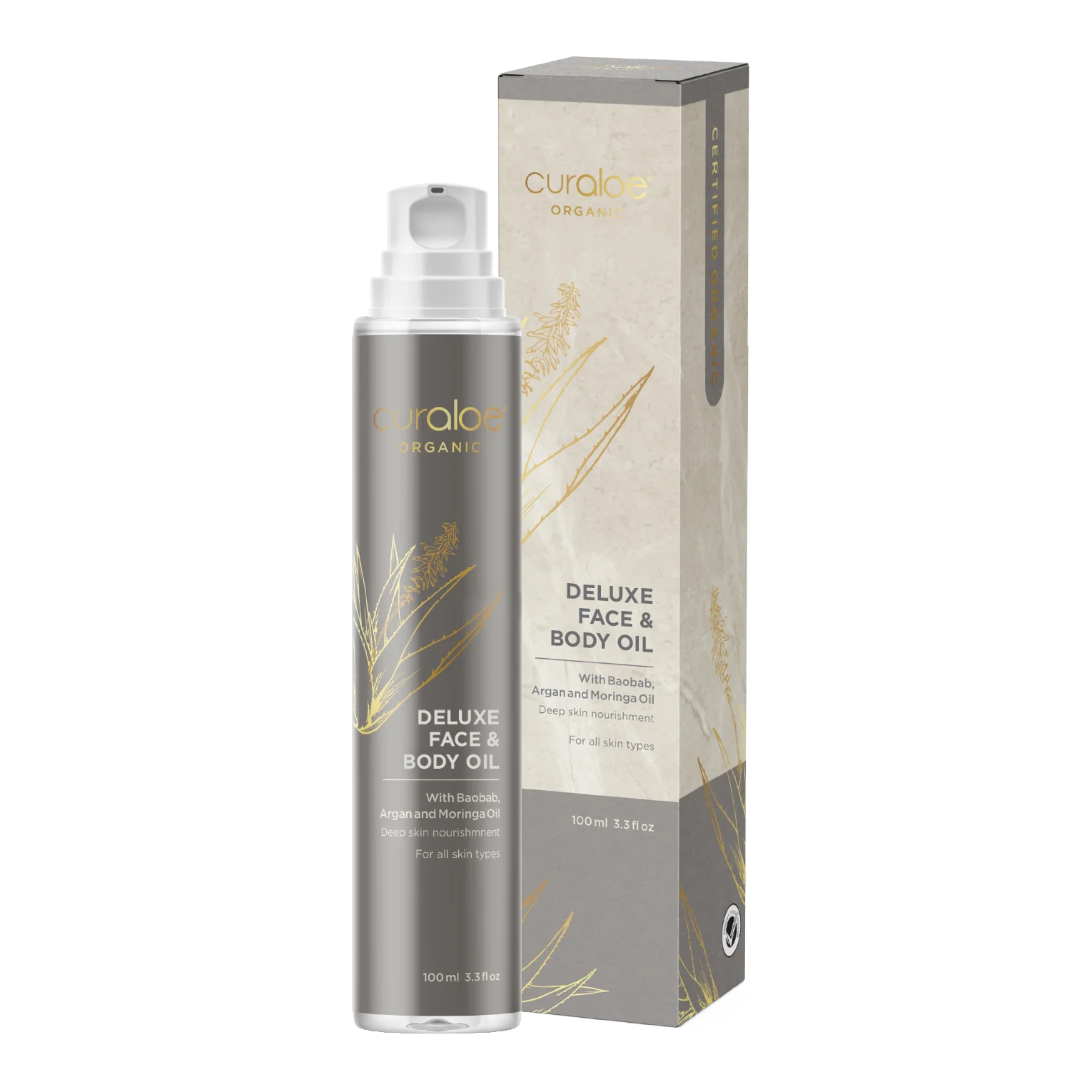 Curaloe - Organic Face & Body Oil 100ml