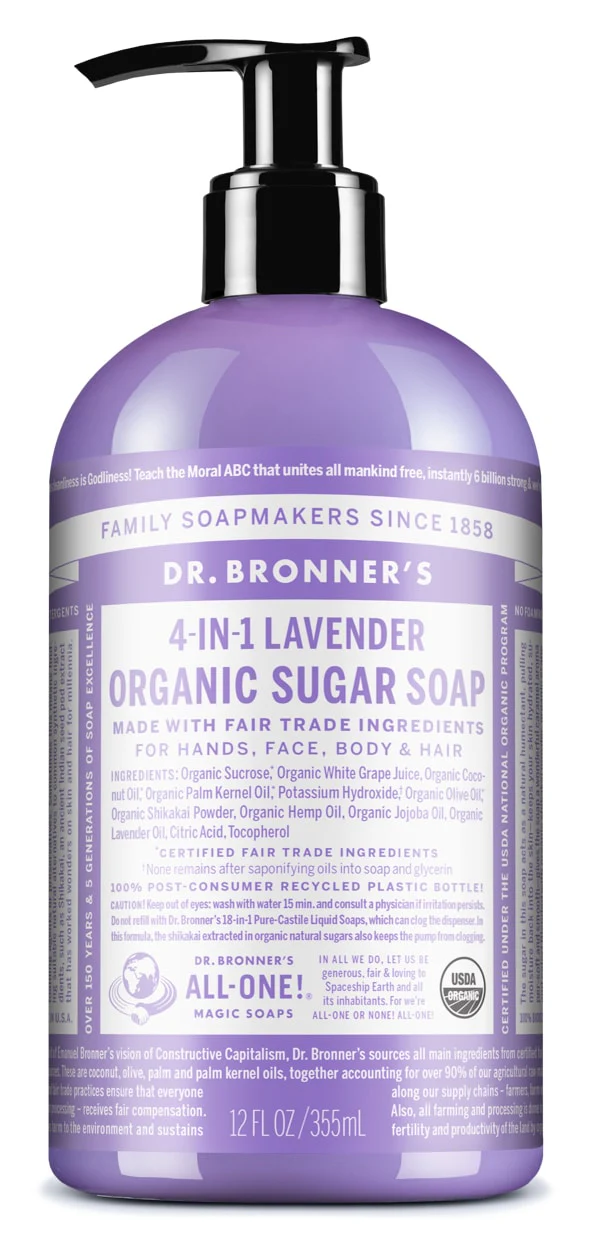 Dr Bronner - Sugar Soap Lavender 355ml