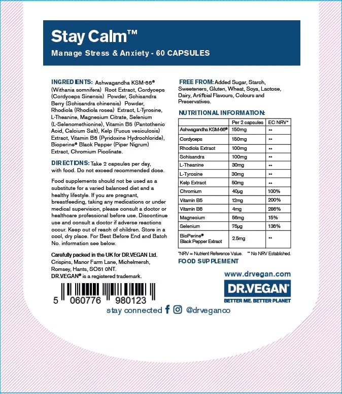 Dr Vegan - Stay Calm 60s - Image 3