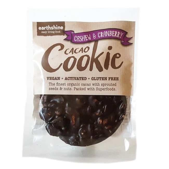 Earthshine - Cacao Cookie Cashew & Cranberry 32g