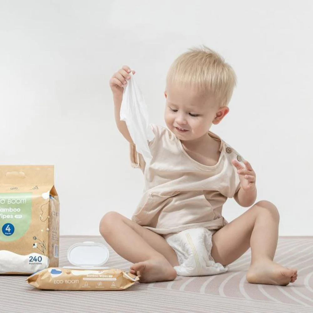 Eco Boom - Joy Baby Wipes 240s - Image 4