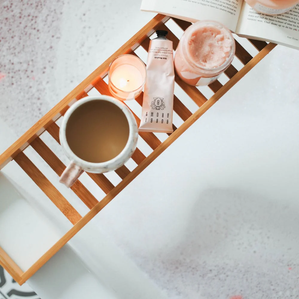 Eco Lifestyle - Bamboo Bathroom Caddy Rack 65cm - Image 5
