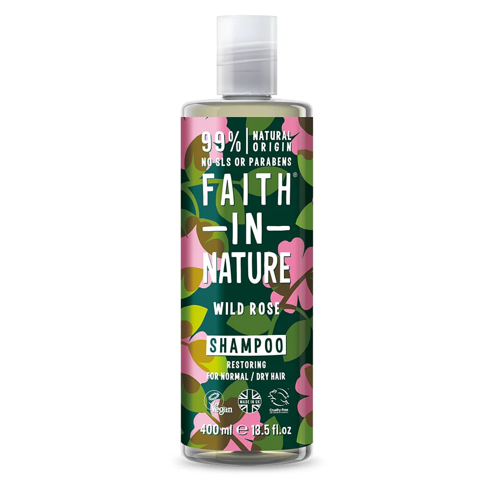 Faith in Nature - Body Wash Wild Rose 400ml - Image 2