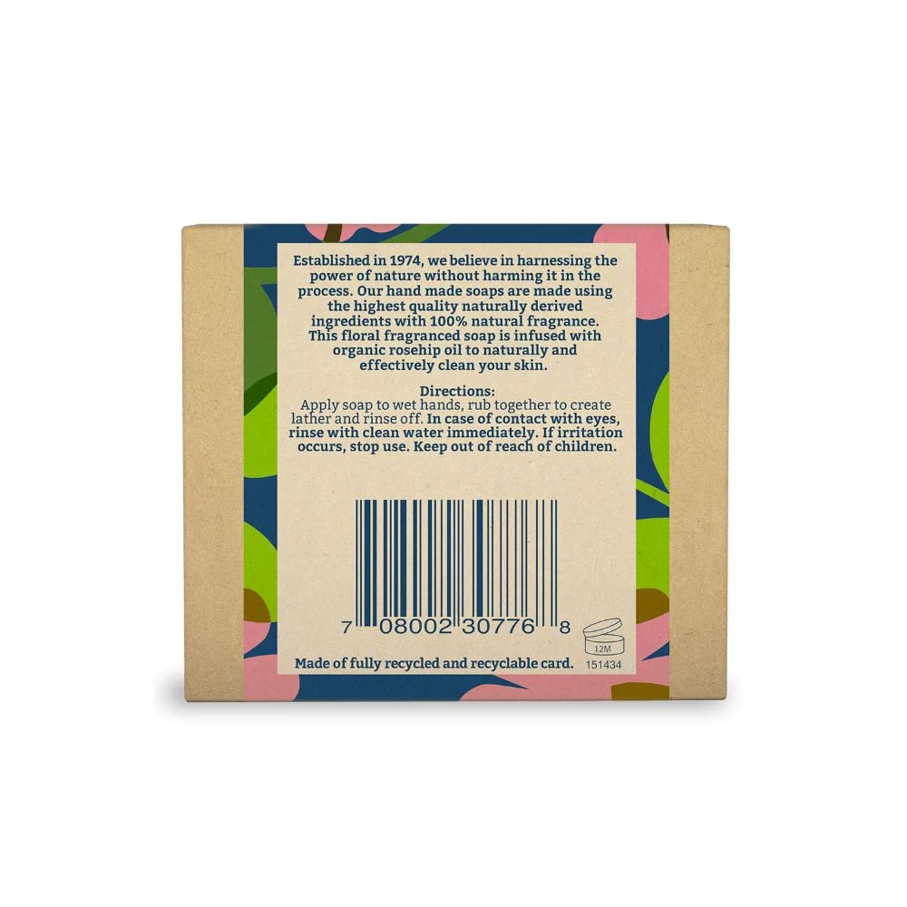 Faith in Nature - Soap Wild Rose 100g - Image 2