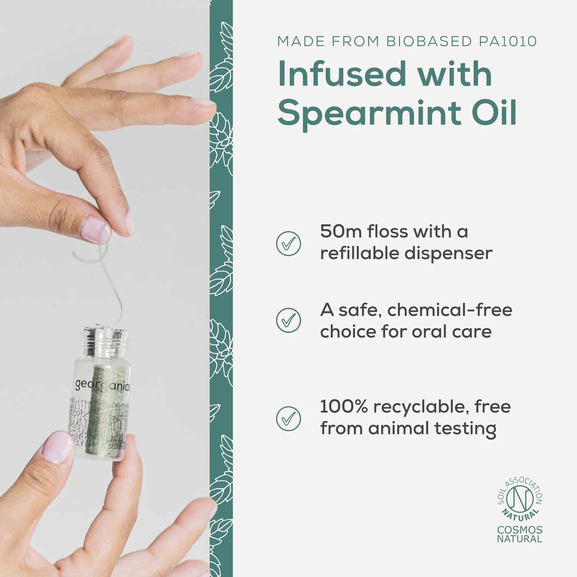 Georganics - Floss Spearmint Refill 2 x 50m - Image 5