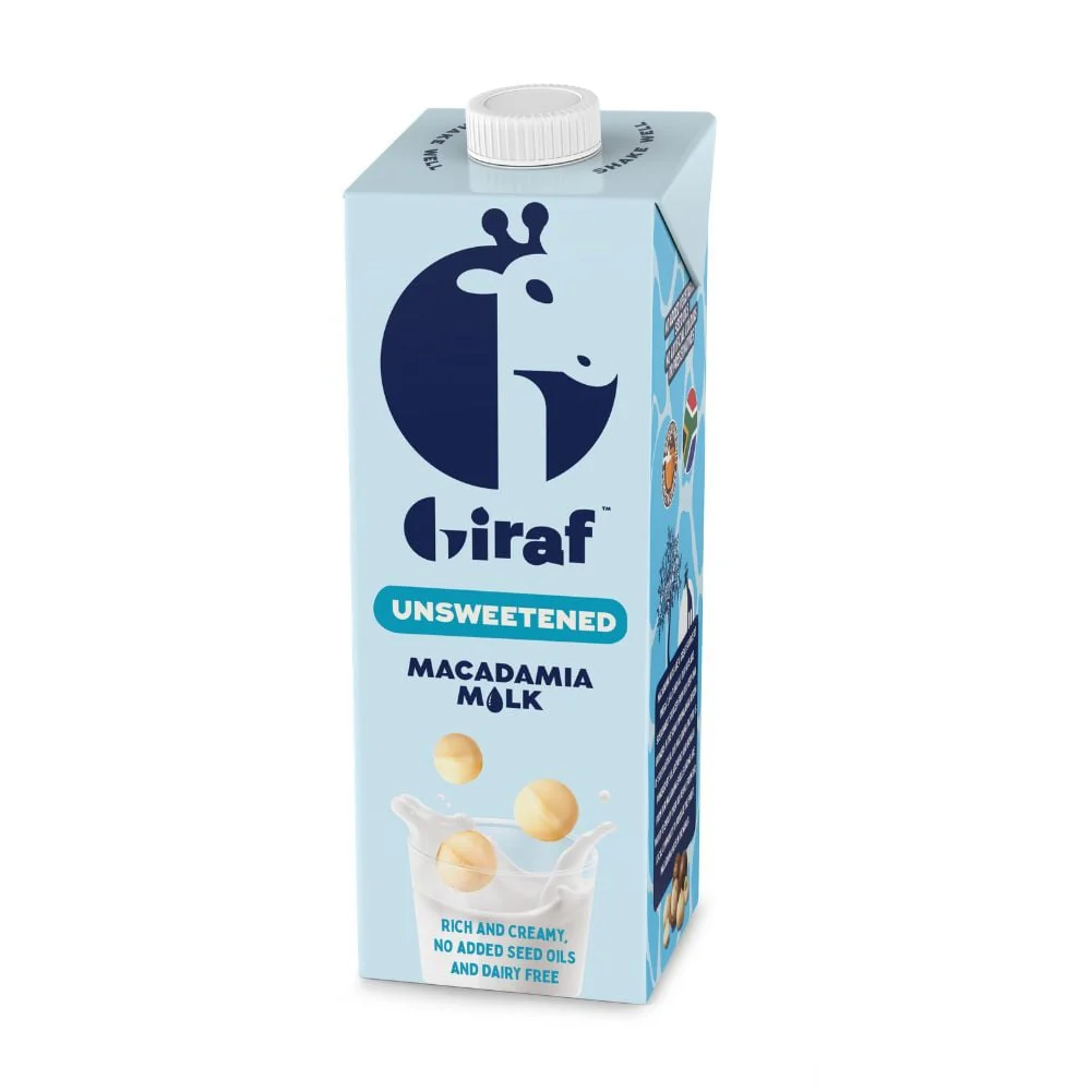 Giraf - Macadamia Milk Original Unsweetened 1lt - Image 2
