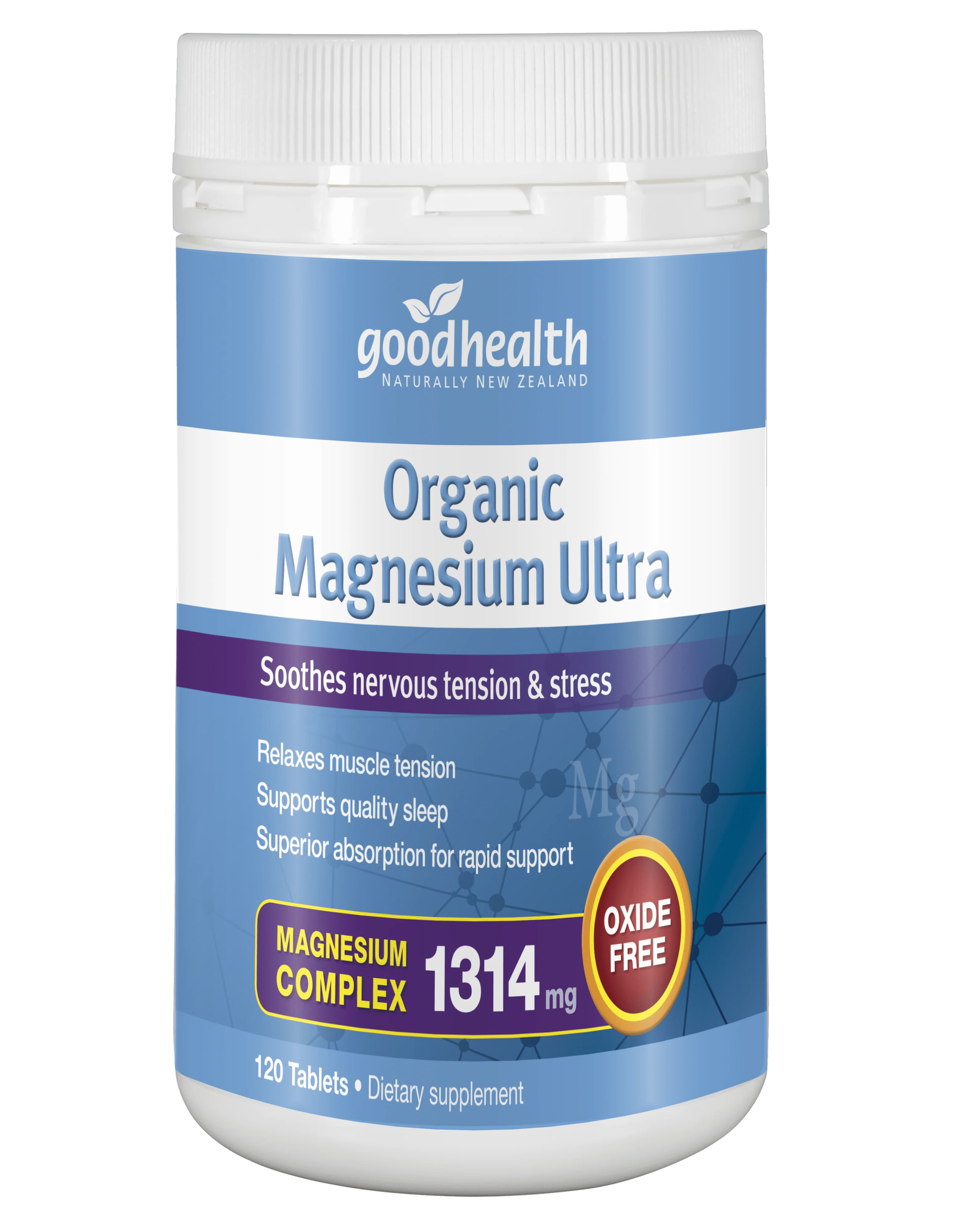 Good Health - Magnesium Ultra Organic 120s