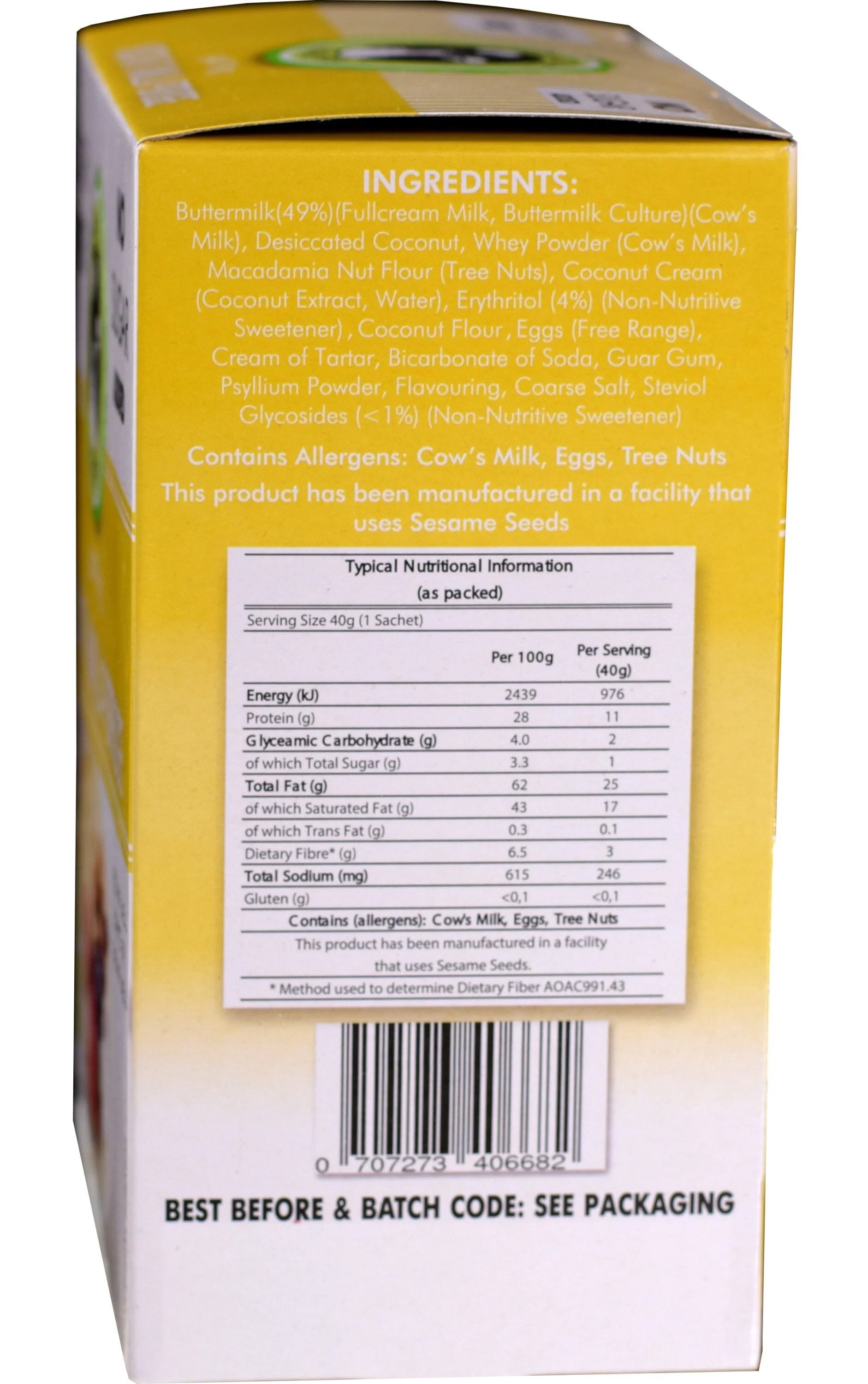 Gracious Bakers - Vanilla Porridge Gluten Free 200g - Image 2