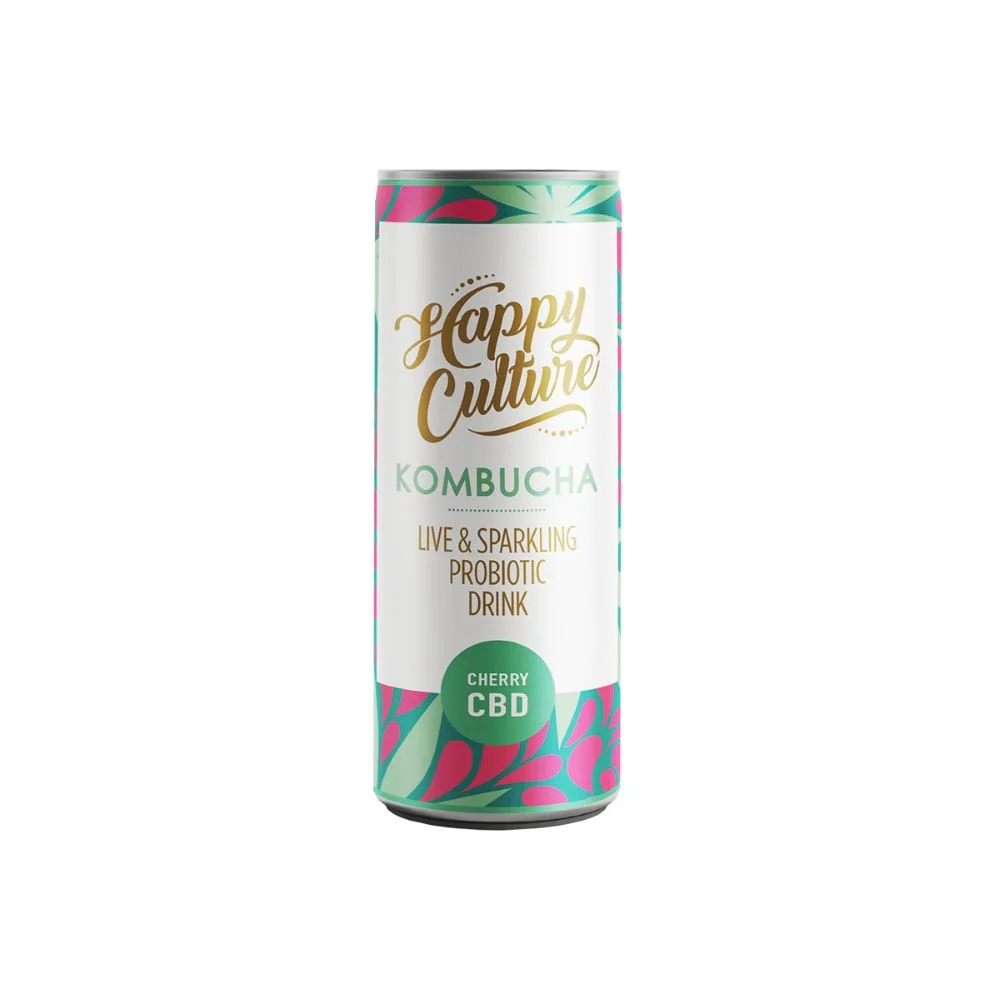 Happy Culture - Kombucha Cherry CBD 300ml