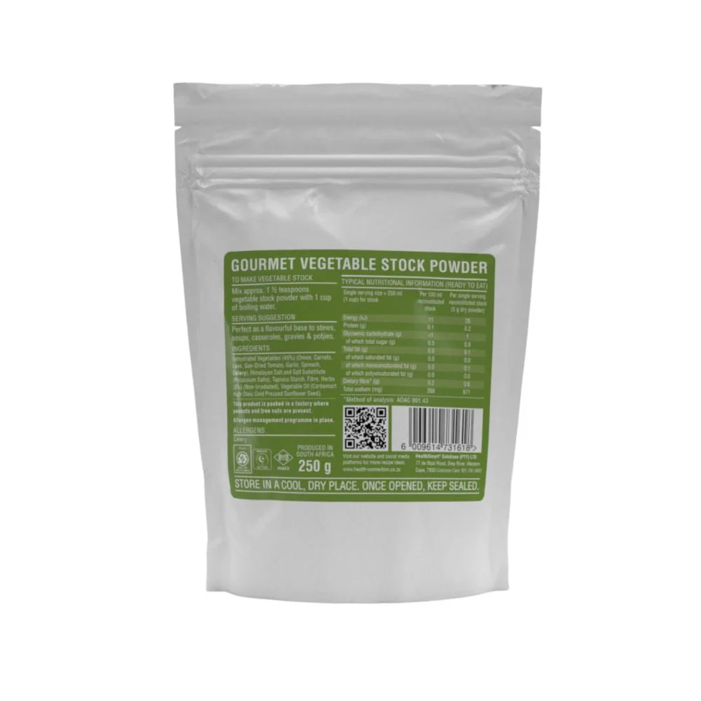 Health Connection - Gourmet Vegetable Stock Powder 250g - Image 2
