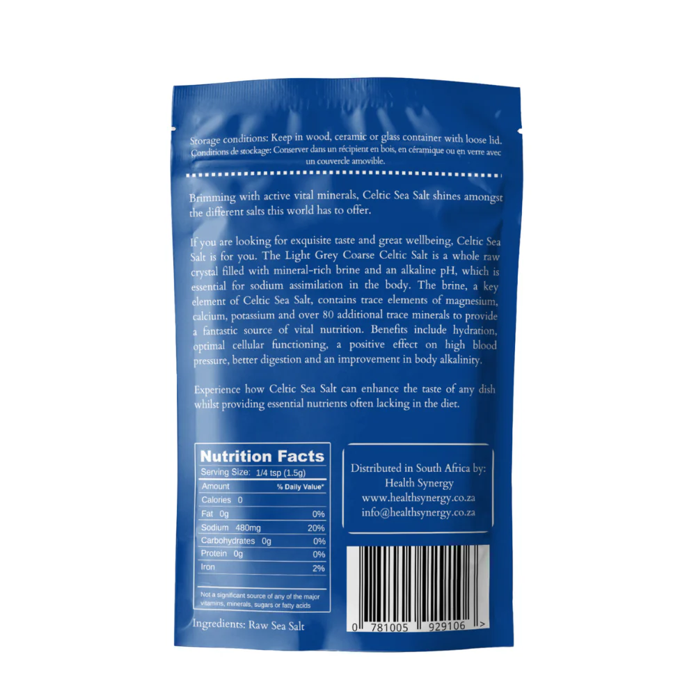 Health Synergy - Celtic Sea Salt 250g - Image 2