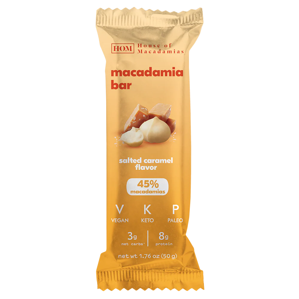 House of Macadamias - Macadamia Bar Salted Caramel 50g
