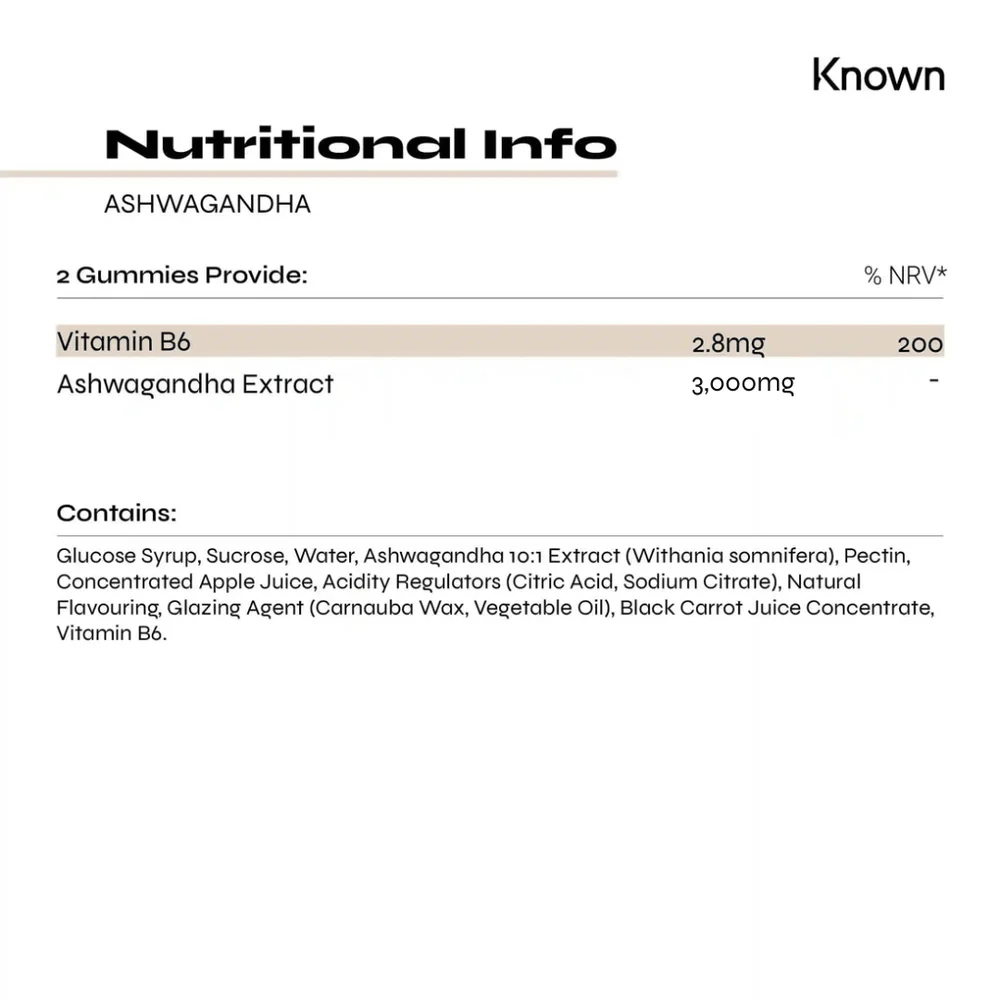 Known - Ashwagandha 60s - Image 2