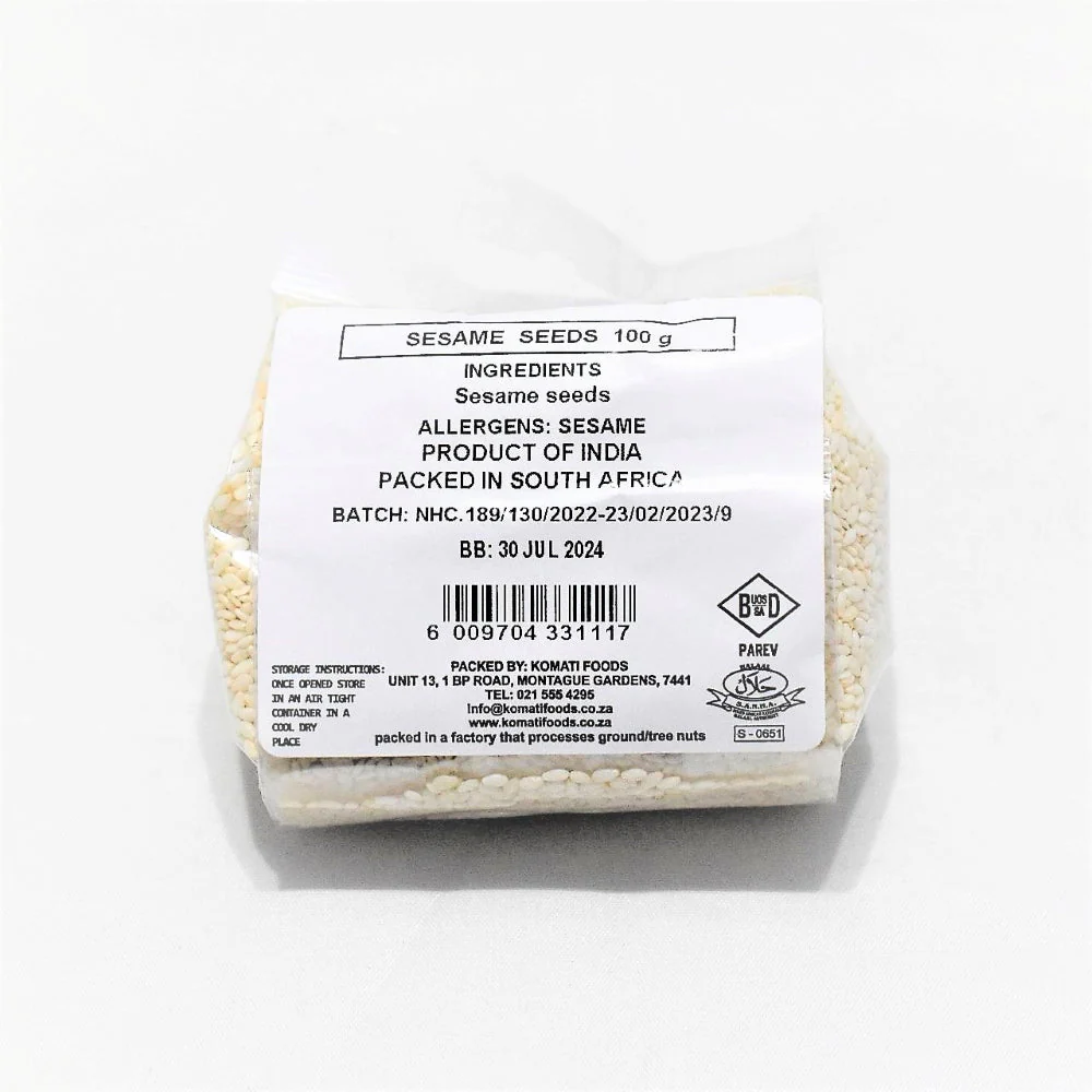 Komati - Sesame Seeds Raw 100g - Image 2