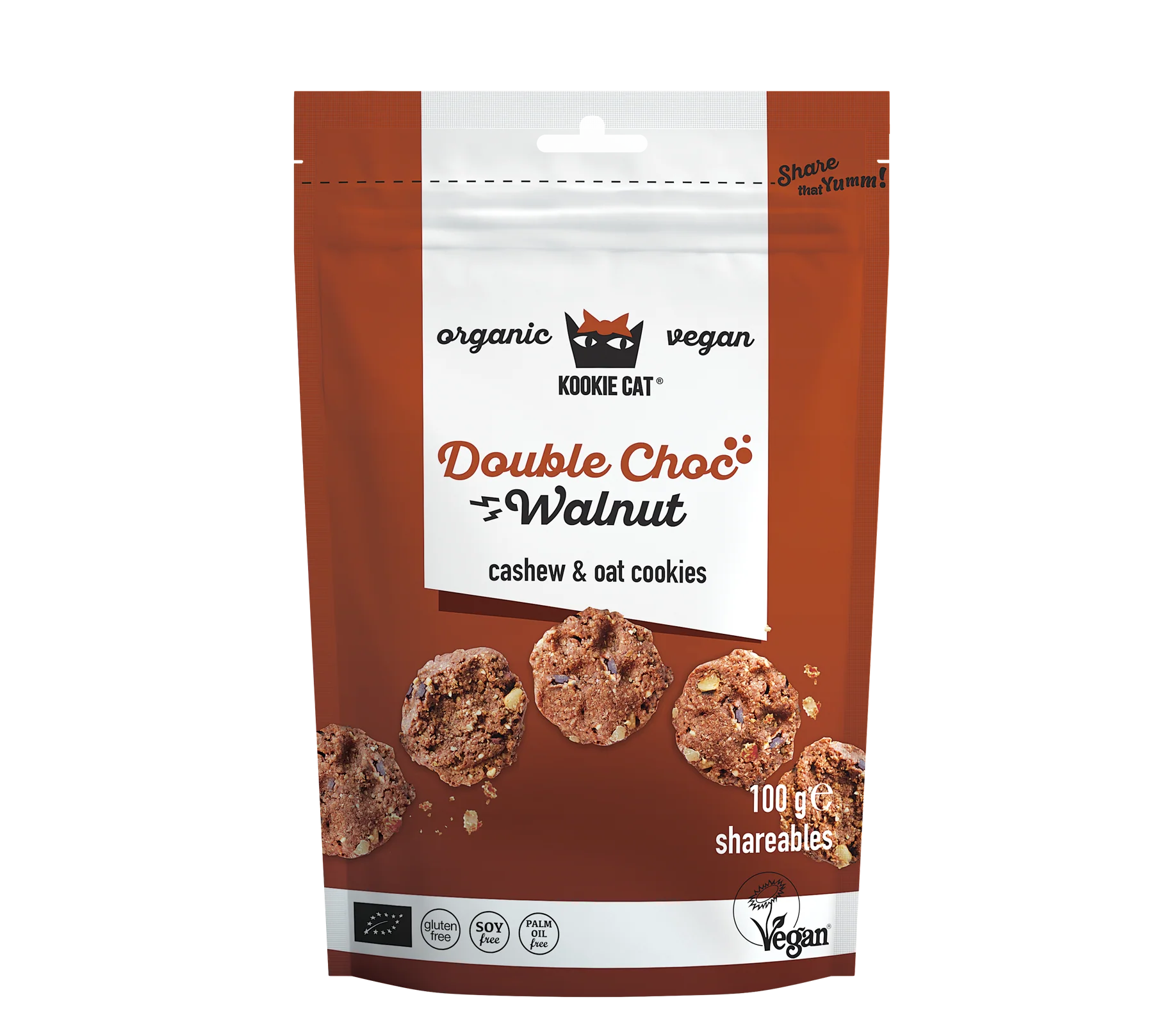 Kookie Cat - Cookies Mini Double Choc & Walnut 100g