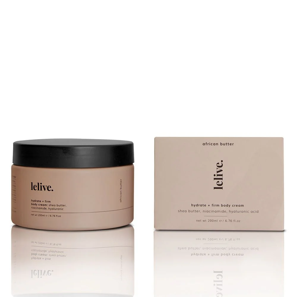 lelive - African Butter Body Cream Hydrate + Firm 200ml