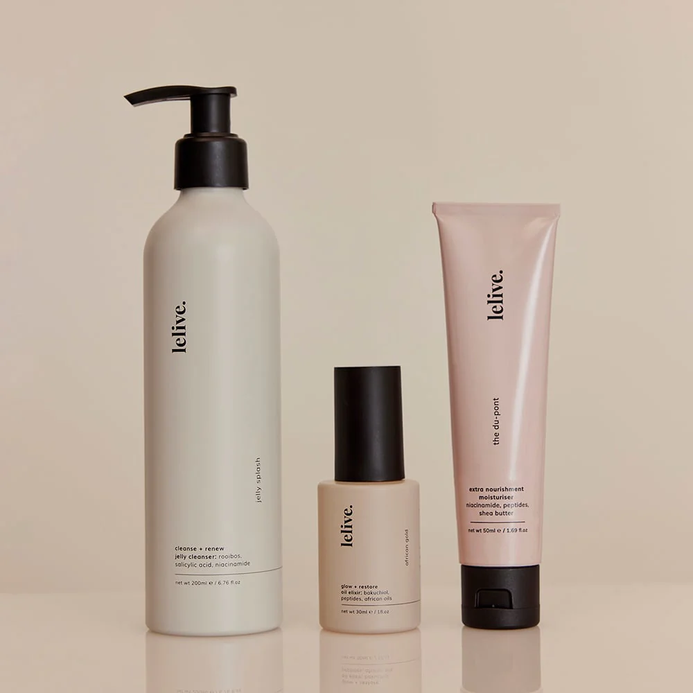 lelive - Nourishing 3 Step Routine - Revitalise, Plump + Restore (normal to dry skin) - Image 4