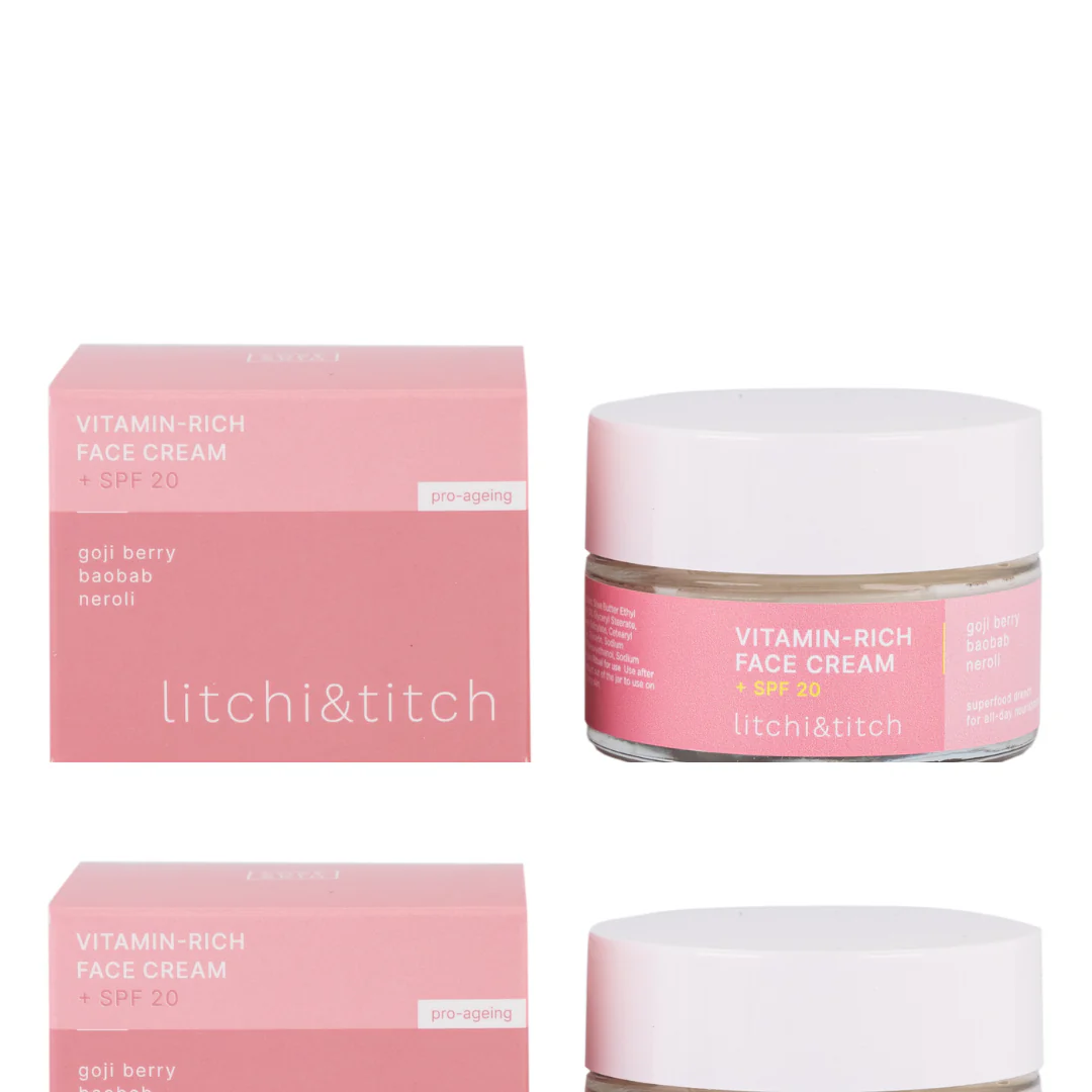Litchi & Titch - Vitamin Rich Face Cream +SPF 20 50ml