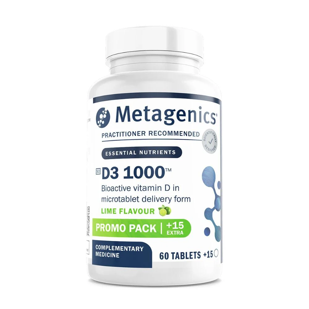 Metagenics - D3 1000 Tablets Promo Pack 75s