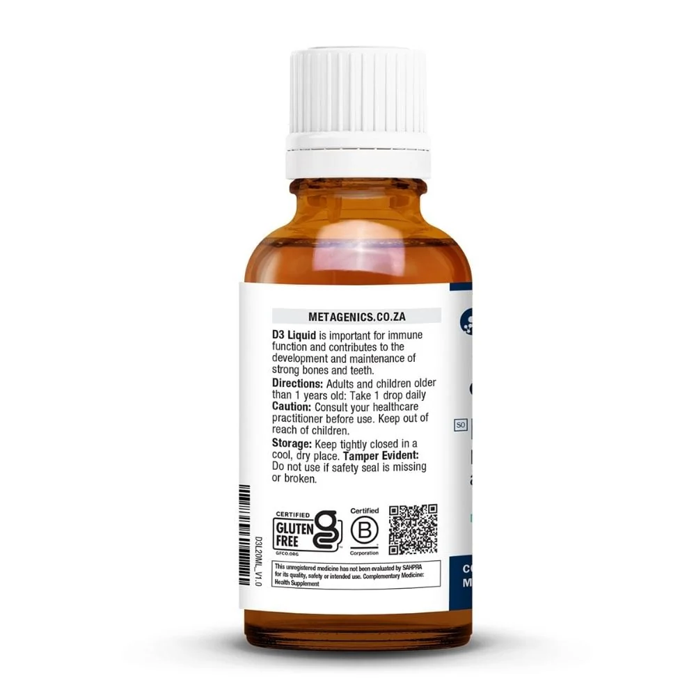 Metagenics - D3 Liquid 20ml - Image 2