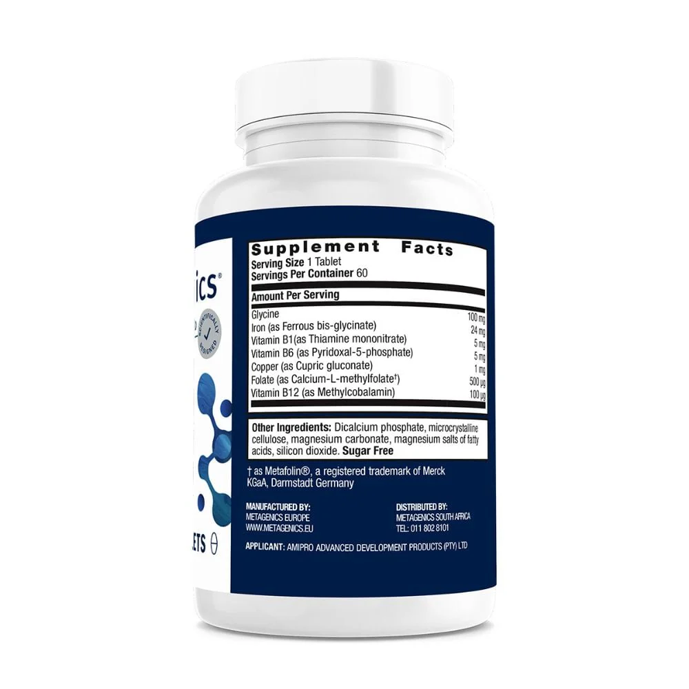 Metagenics - Hemagenic Iron 60s - Image 3