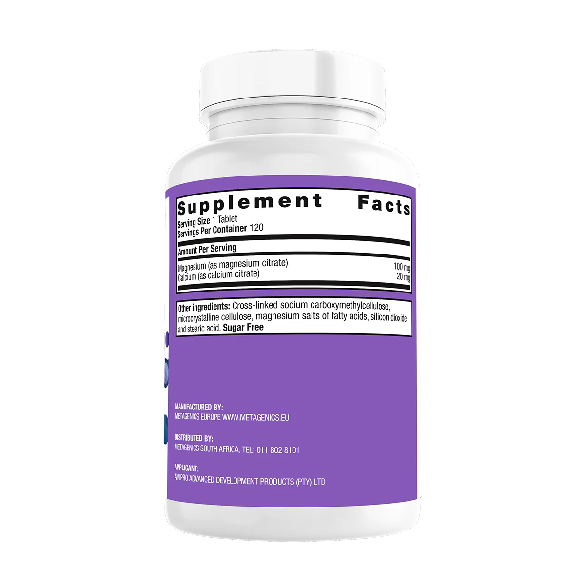 Metagenics - Mag Citrate 120s - Image 2