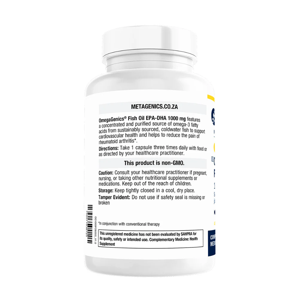 Metagenics - OmegaGenics Fish Oil EPA-DHA 1000 60s - Image 3