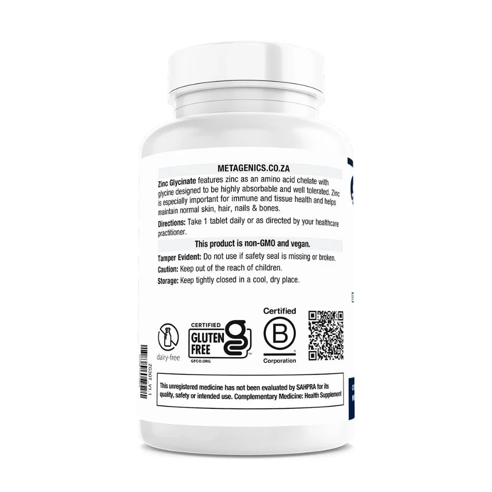 Metagenics - Zinc Glycinate 30s - Image 2