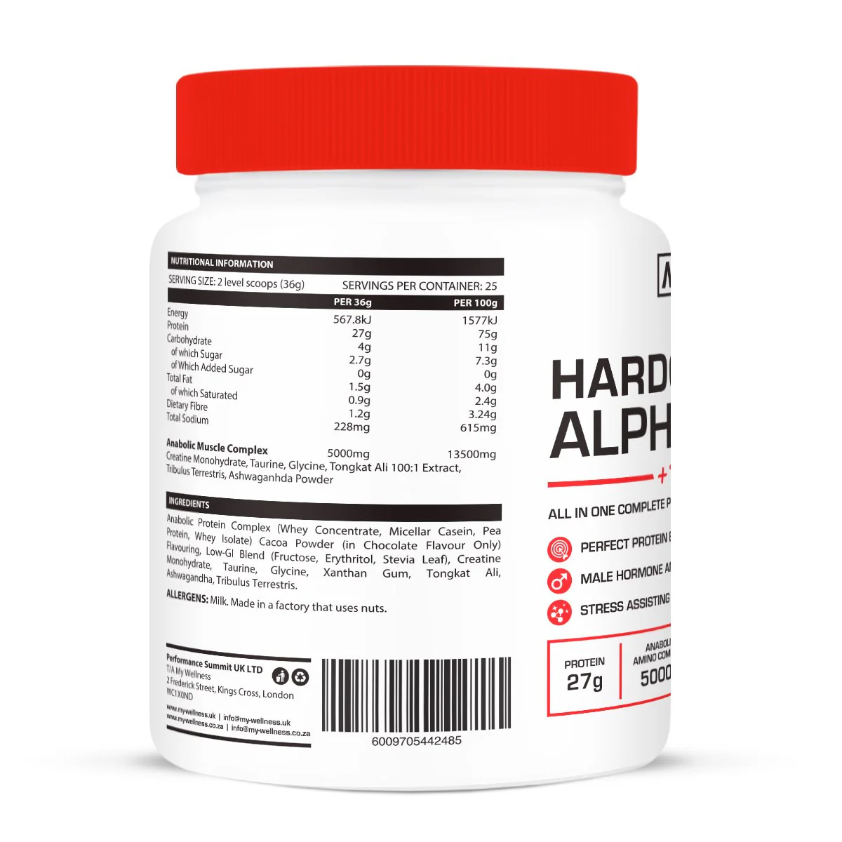 My Wellness - Alpha Whey Double Chocolate 900g - Image 3