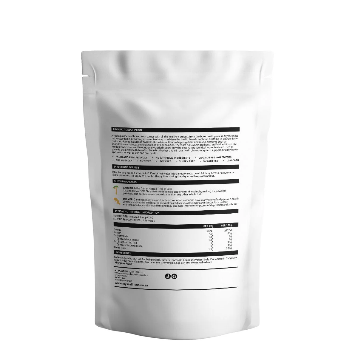 My Wellness - Bone Broth Protein 400g - Image 2