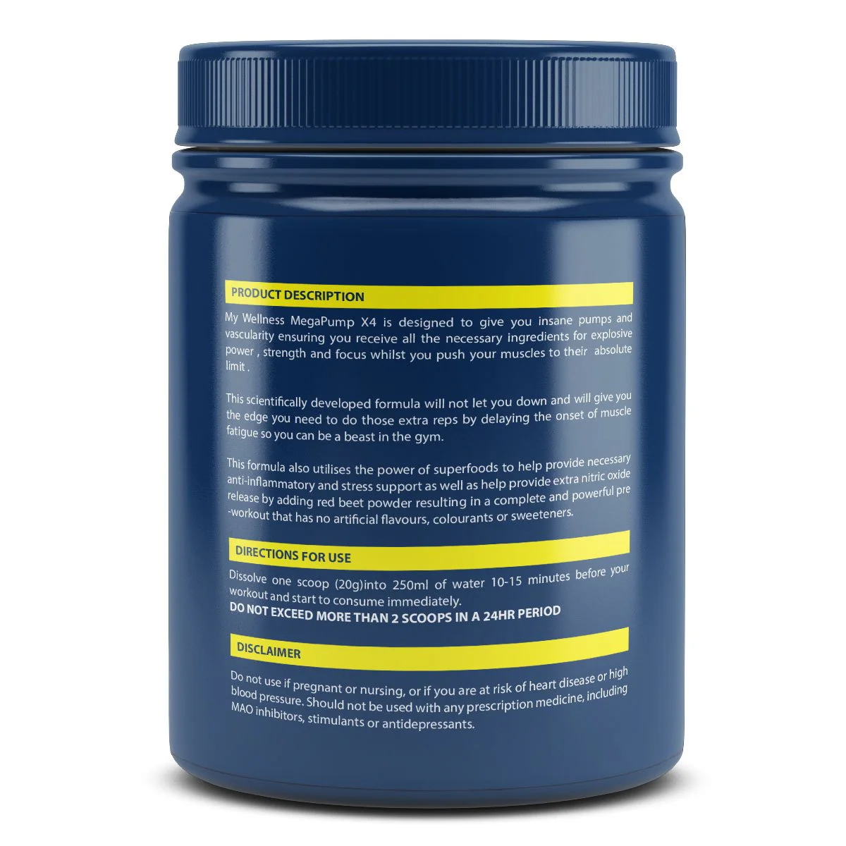 My Wellness - Mega-Pump Citrus 500g - Image 2