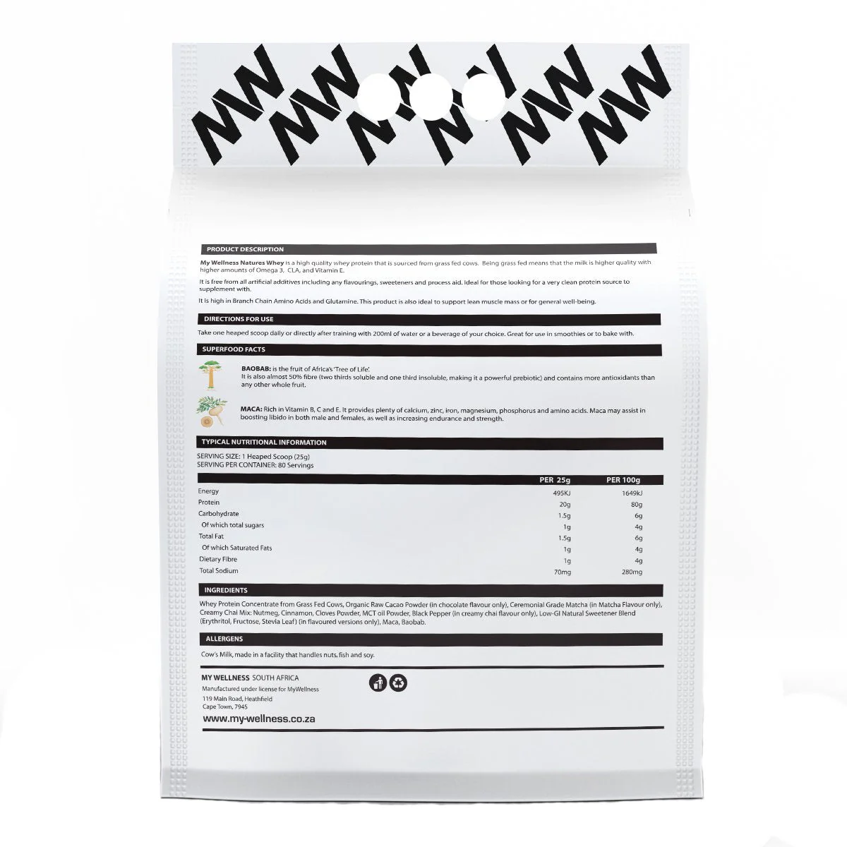 My Wellness - Nature's Whey Chai 450g - Image 3