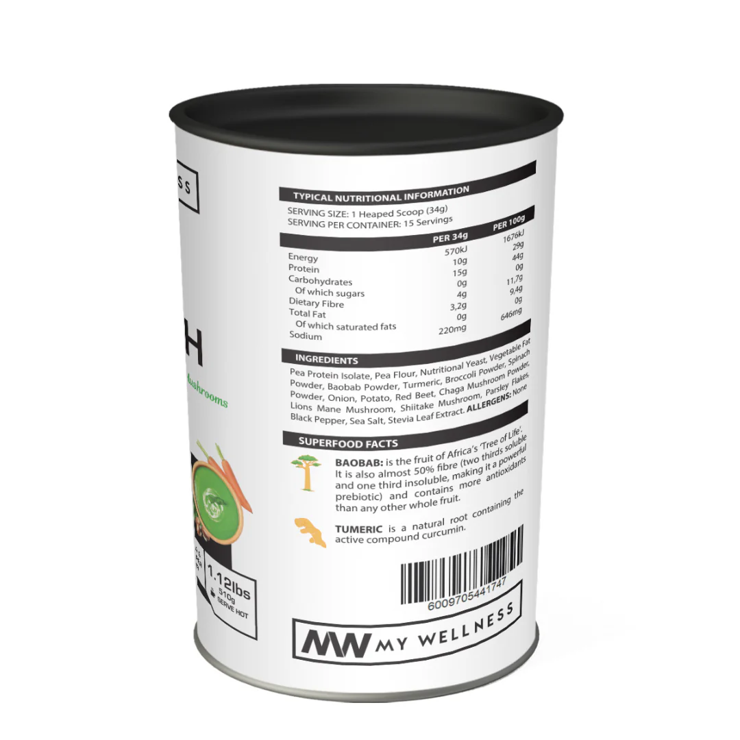 My Wellness - Natures Veg Broth With Wild Mushrooms 510g - Image 2