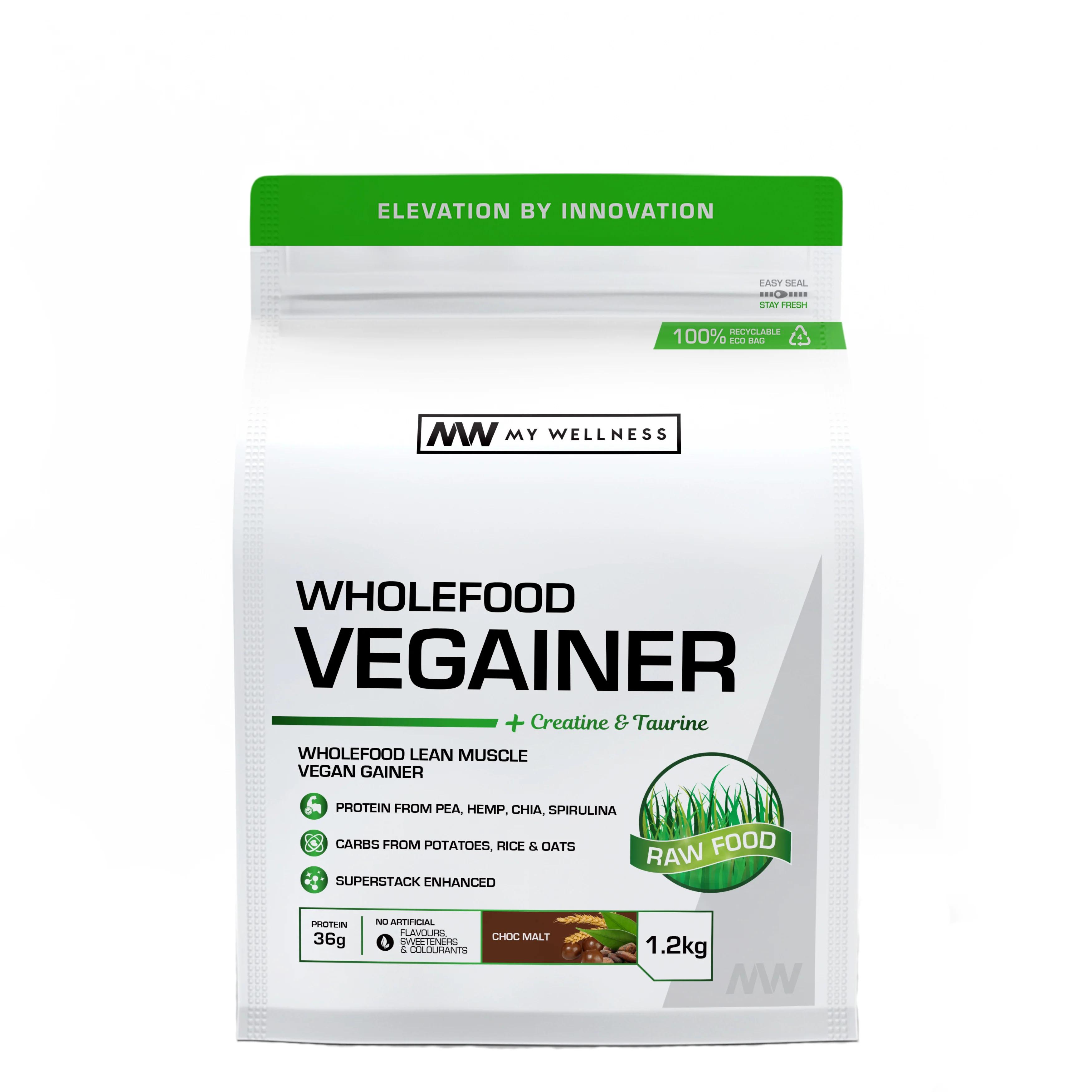My Wellness - Wholefood Vegainer Chock Malt 1.2kg
