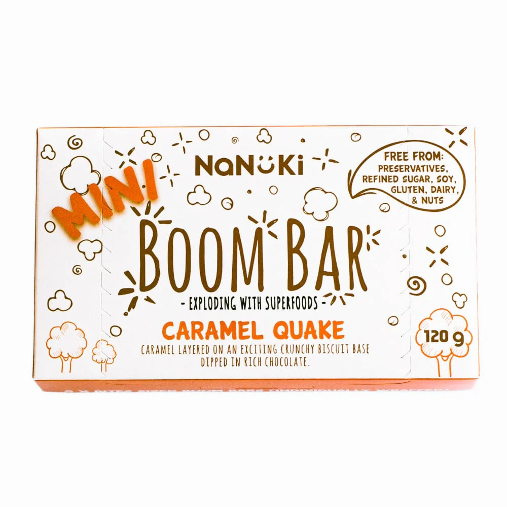 Nanuki - Boom Bar Caramel Quake Mini (6 x 20g) 120g
