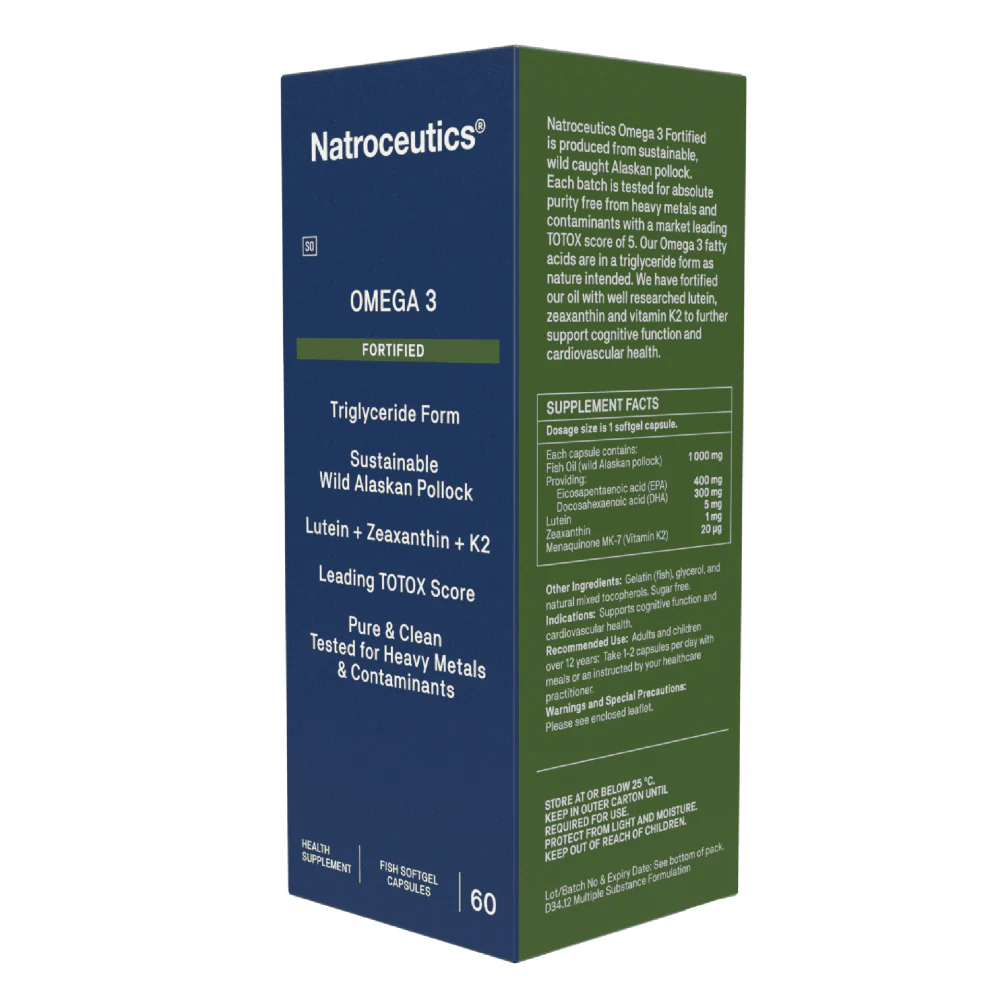 Natroceutics - Omega 3 Fortified 60s - Image 2