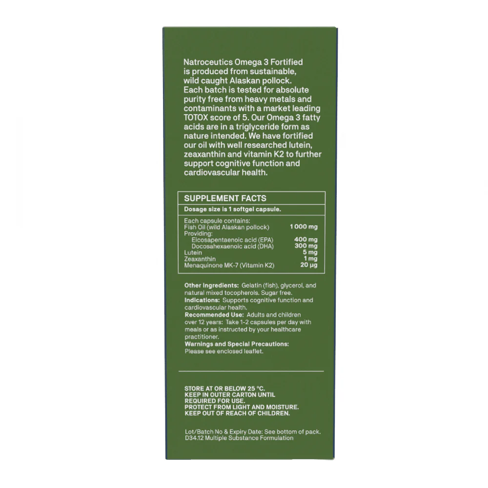 Natroceutics - Omega 3 Fortified 60s - Image 3