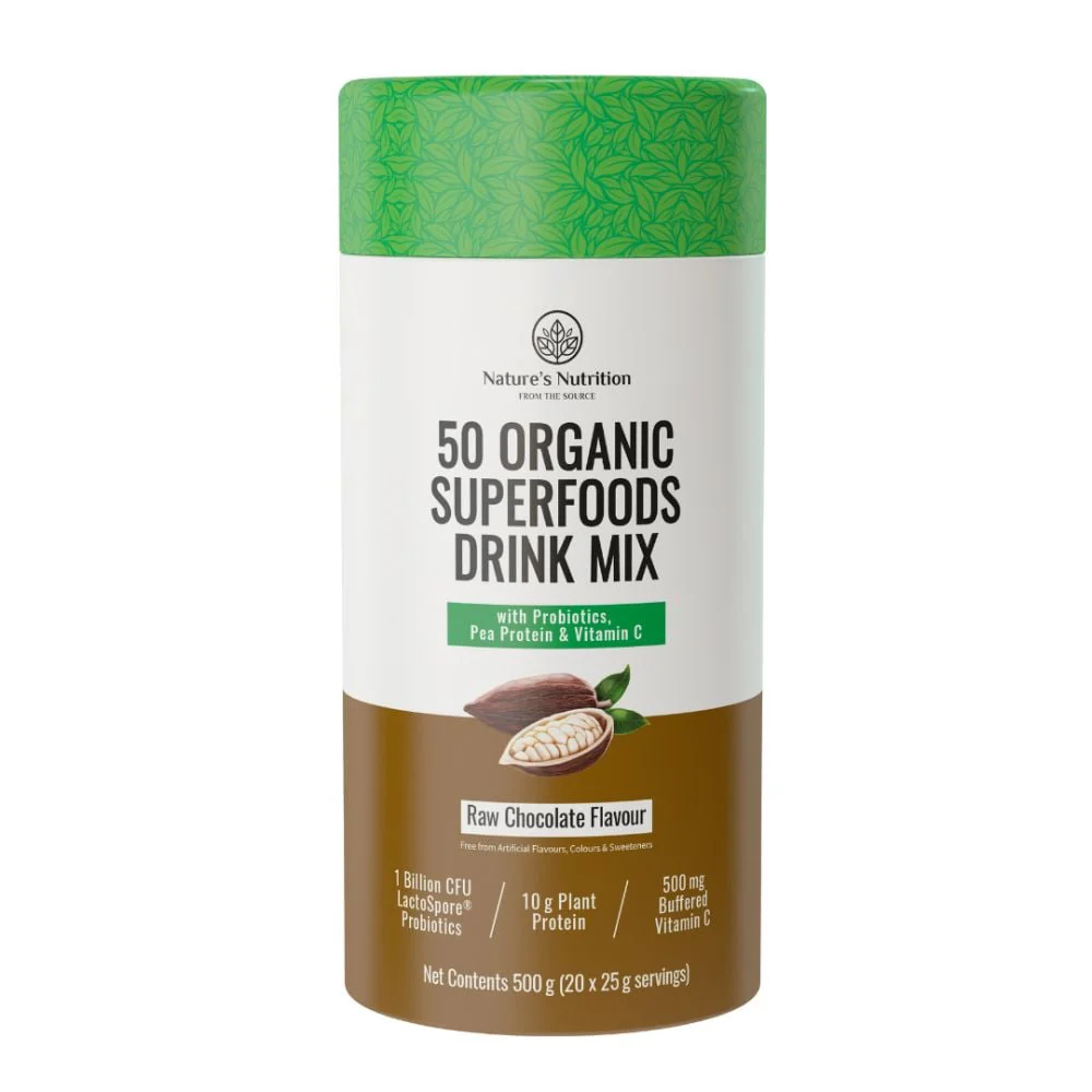 Nature's Nutrition - Superfoods Raw Chocolate 500g