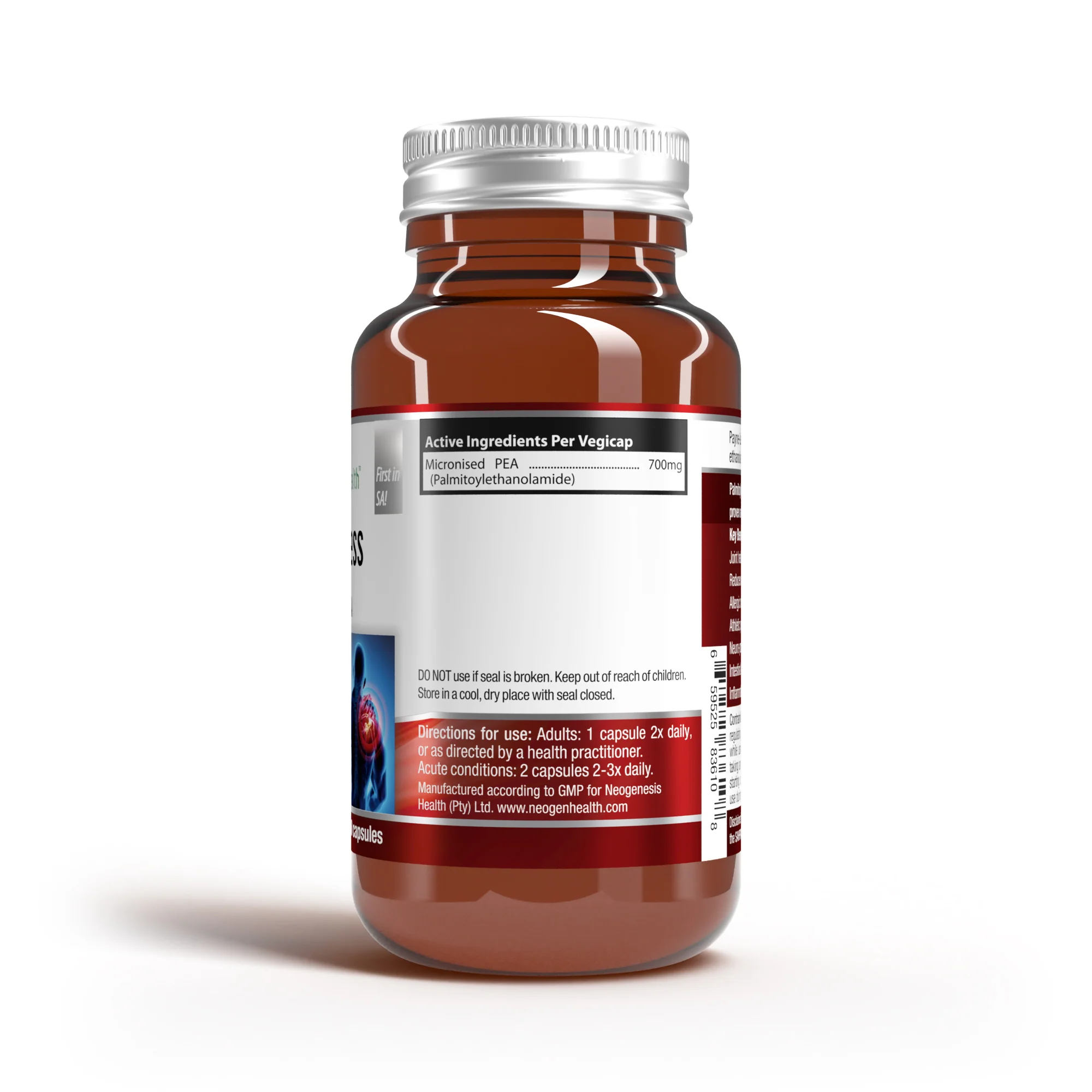 NeoGenesis - Payne-Less -Micronised PEA® 60s - Image 2