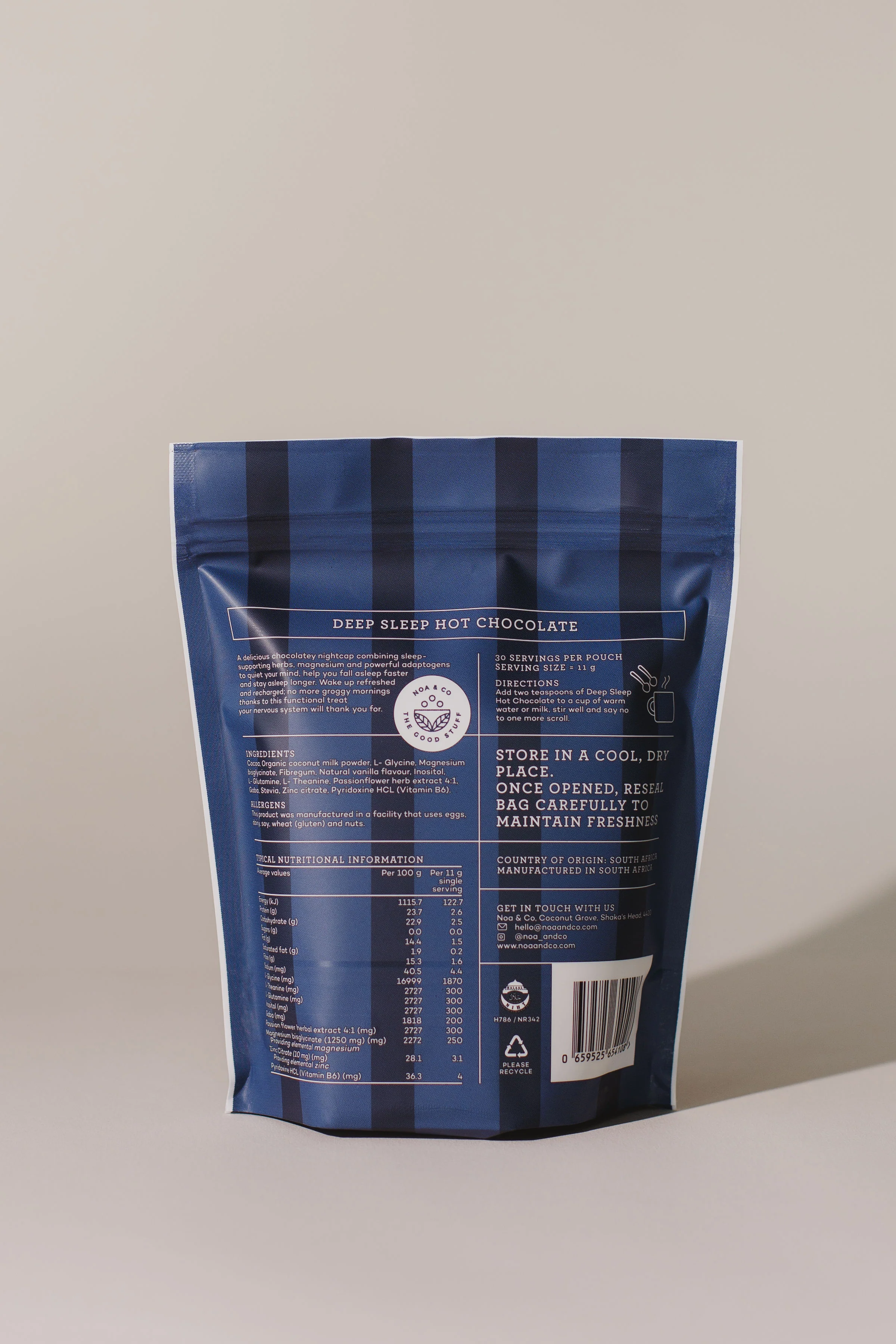 Noa and Co - Deep Sleep Hot Chocolate 340g - Image 2
