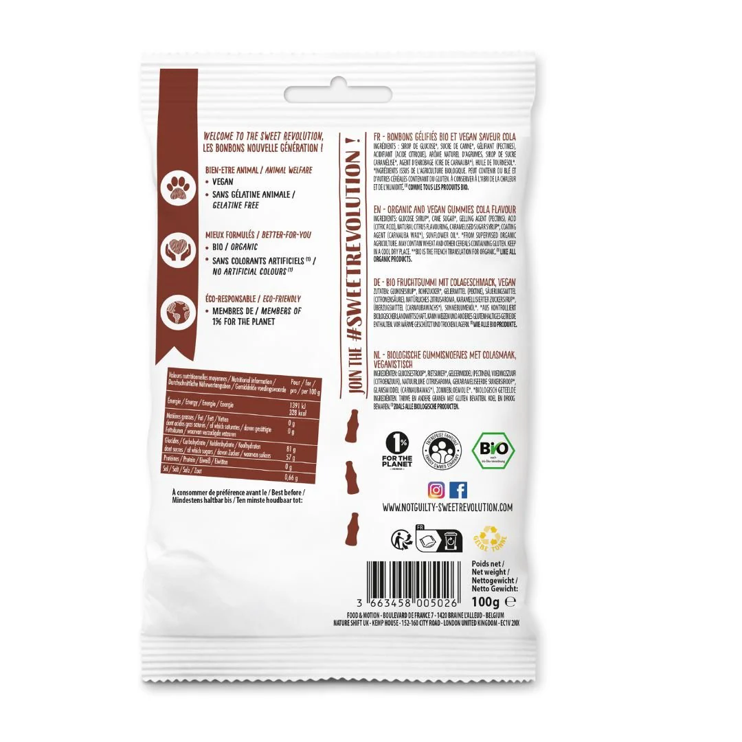 Not Guilty - Sweets Mi Colazon Cola 100g - Image 2